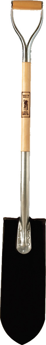 SLUNGSPADE 1AY , HÄRDAT STÅL , SPETSIGT BLAD - 