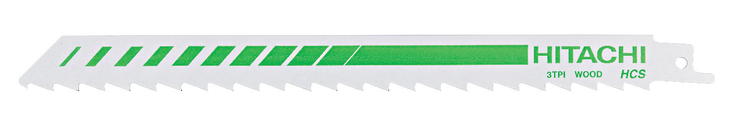 TIGERSÅGBLAD TRÄ/GROV 5 ST/FRP HIKOKI RW60 HCS 3TPI 225MM - HiKOKI Power Tools