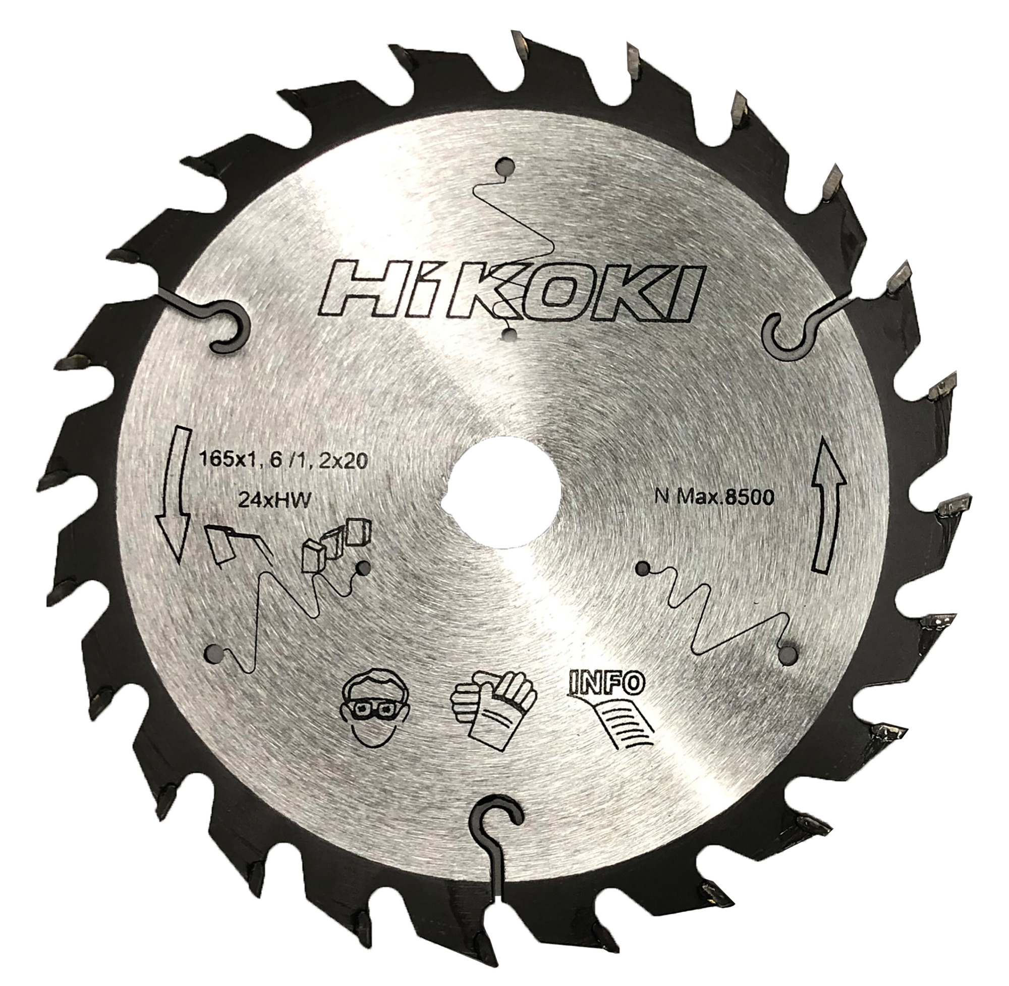 SÅGKLINGA 165X1,6 24T 20MM HÅL HIKOKI 20MM HÅL - HiKOKI Power Tools