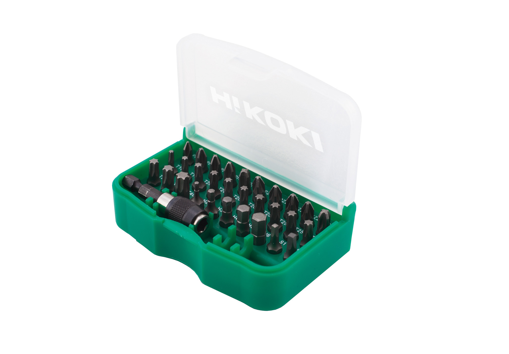 BITSBOX 31 DELAR M/BÄLTESKLIPSHIKOKI 1/4" 25MM - HiKOKI Power Tools