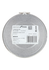 Rund slipskiva med etikett: "standard inox", "Bosch", diameter 10,6x125mm, tillverkad i Kina.