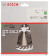 Förpackning med Bosch sågklinga, Optiline Wood, specifikationer: 160 x 2,6 x 20/16 mm, 36 tänder.