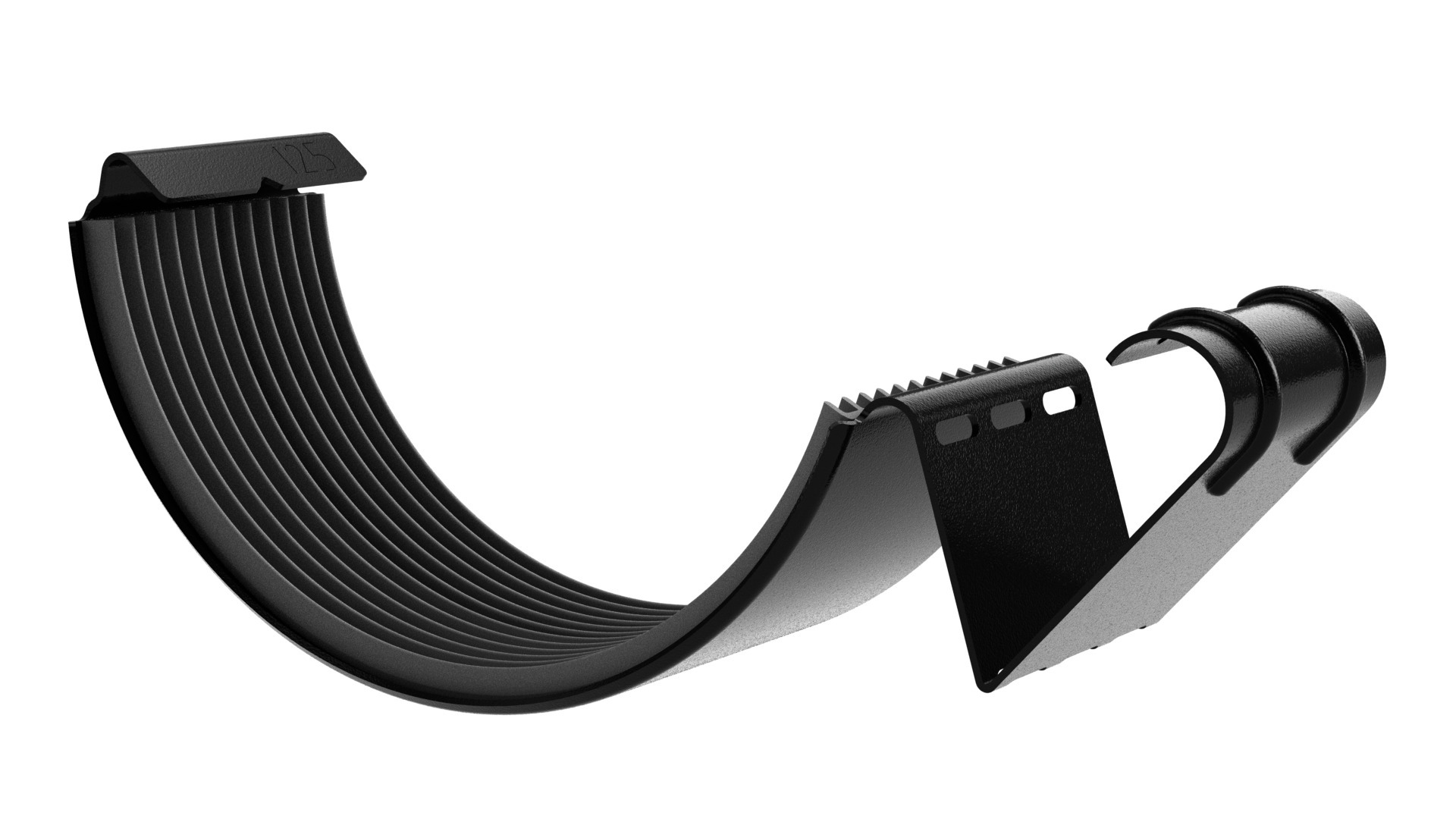 RÄNNSKARV 125 PL01 SVART - Plannja