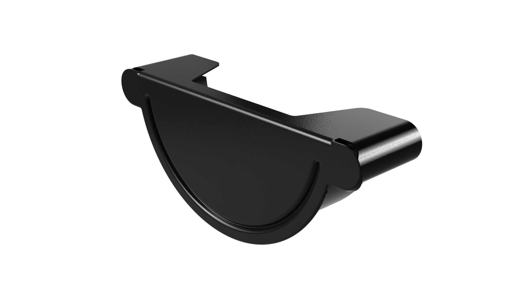 UNIGAVEL 125 MM PL01 SVART - Plannja