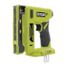Grön och svart häftpistol med märkningen "Ryobi Compression Drive".