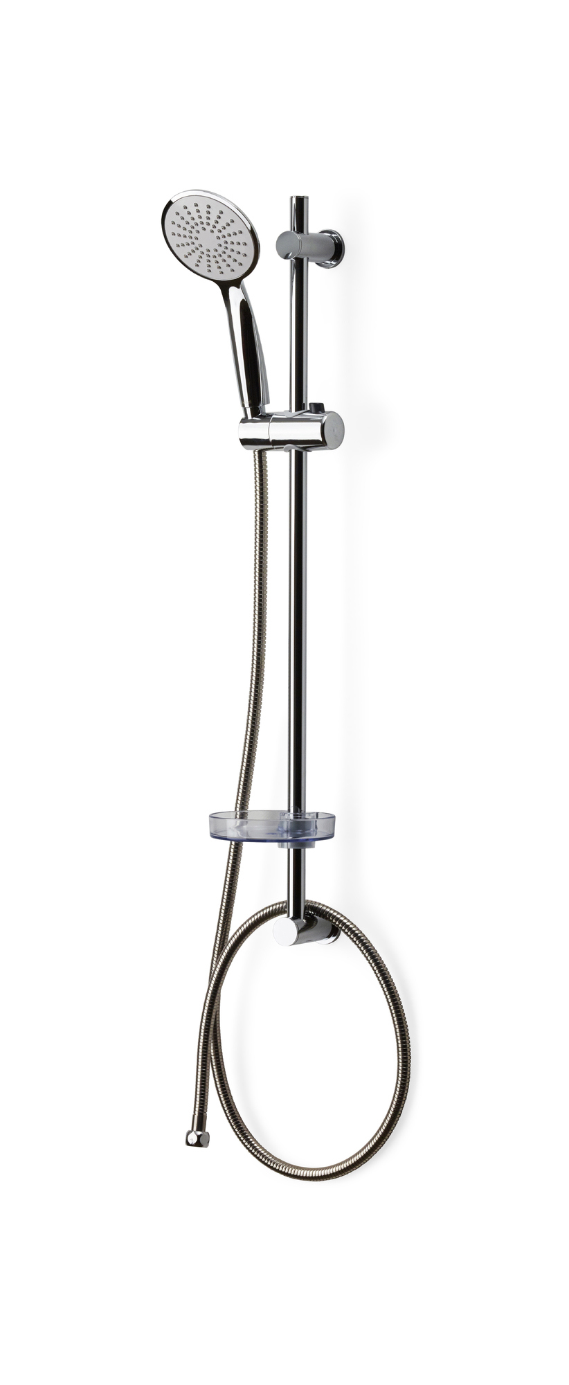 DUSCHSET DAHLIA 1-SPRAY KROM Ø110MM/SLANG 150-200 CM - Habo