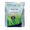 Förpackning av Bioströ från Fixor, med text: "BIOSTRÖ BIOSTRÖ-KUIVIKETTA" och "TAR BORT DÅLIG LUKT", samt illustration av gräs.
