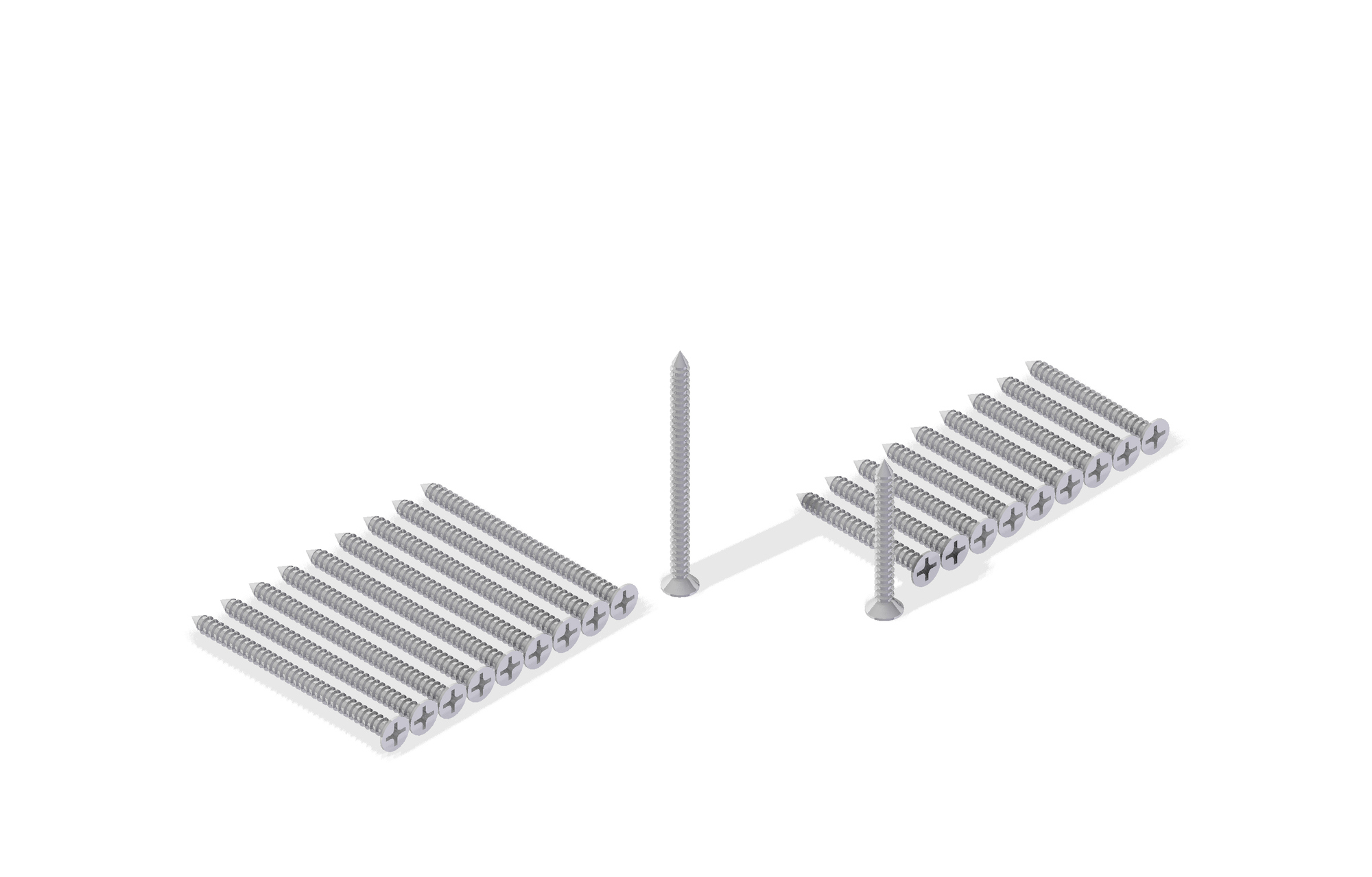 SKRUVSATS TILL KONSOL 10+10 ST - Lundbergs