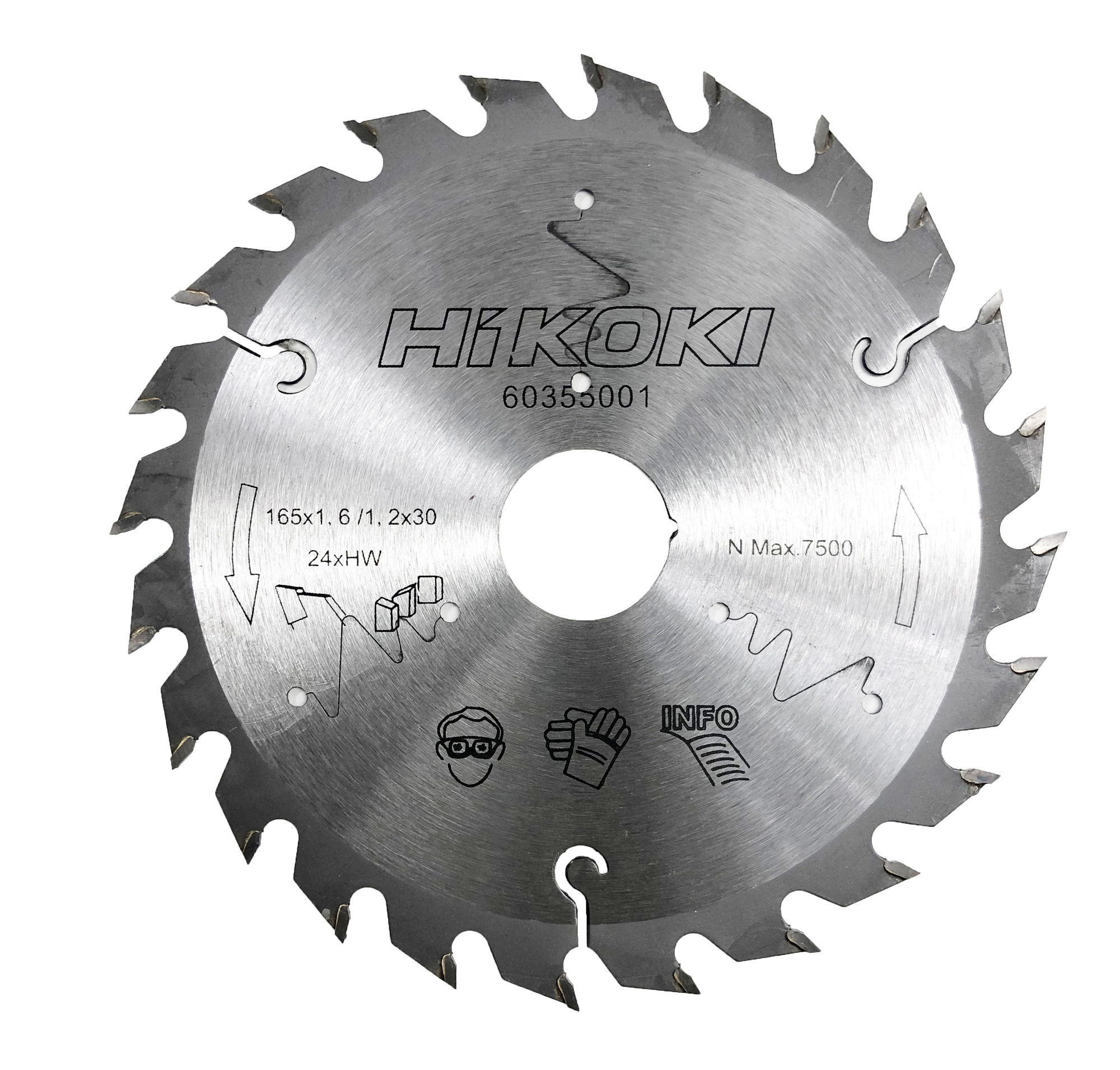 SÅGKLINGA 165X1,6 24T 30MM HÅL HIKOKI 30MM HÅL - HiKOKI Power Tools