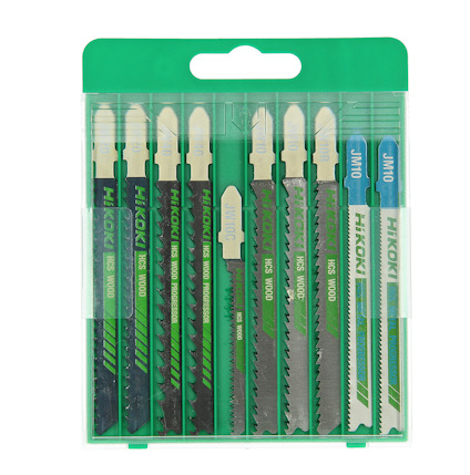 STICKSÅGBLAD SATS Á 10ST/FRP HIKOKI SORTIMENT