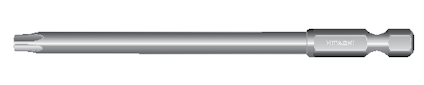 BITS 1/4" T25 100MM  3 ST HIKOKI TORX 25