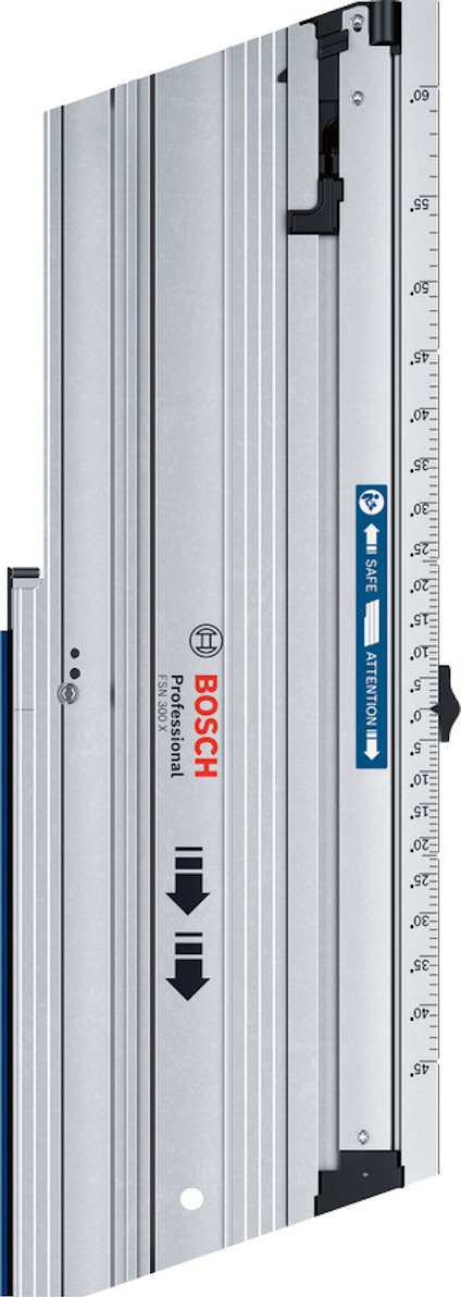 Styrstång med mätlinjal och märkningen "BOSCH Professional" och "FSN".