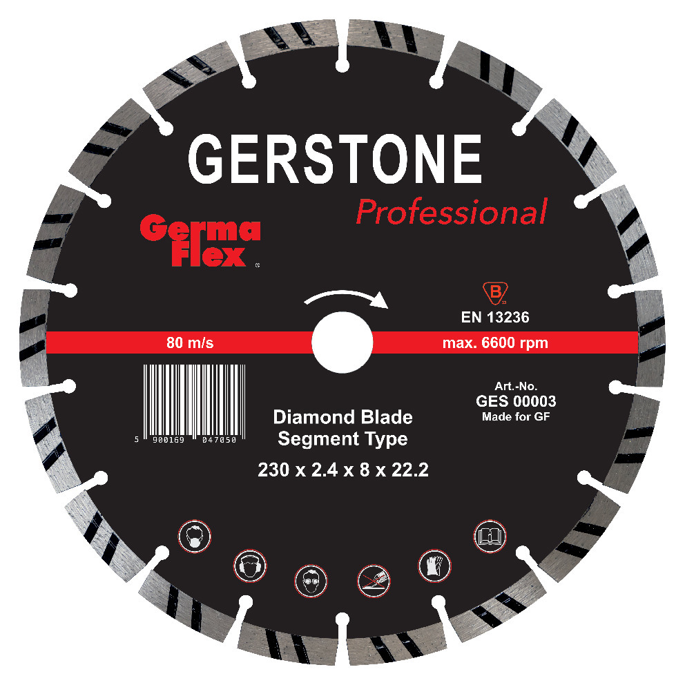 DIAMANTKAPSKIVA STEN 230X 2,4X22,2MM - Thomee