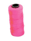 MURARSNÖRE 120M POLYESTER NEONROSA