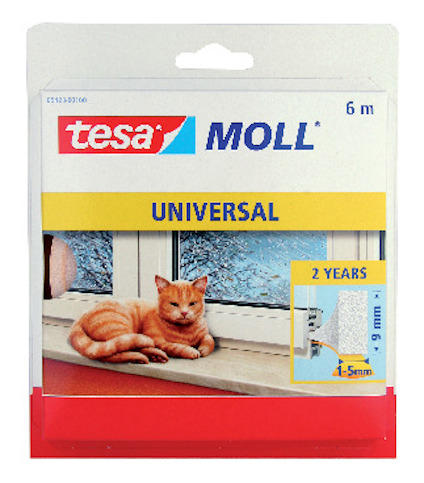 TÄTNINGSLIST DAMM TESA VIT 6M