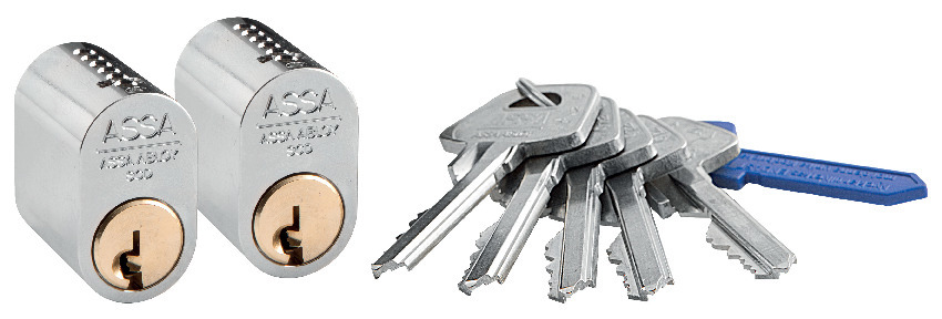 CYLINDER 1201 OVAL ENKEL - ASSA