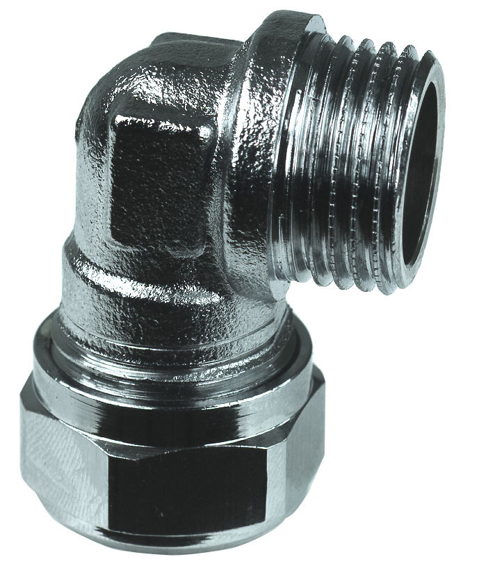 KLÄMRINGSKOPPLING VINKEL KOPPAR UTVÄNDIG GÄNGA - Gelia