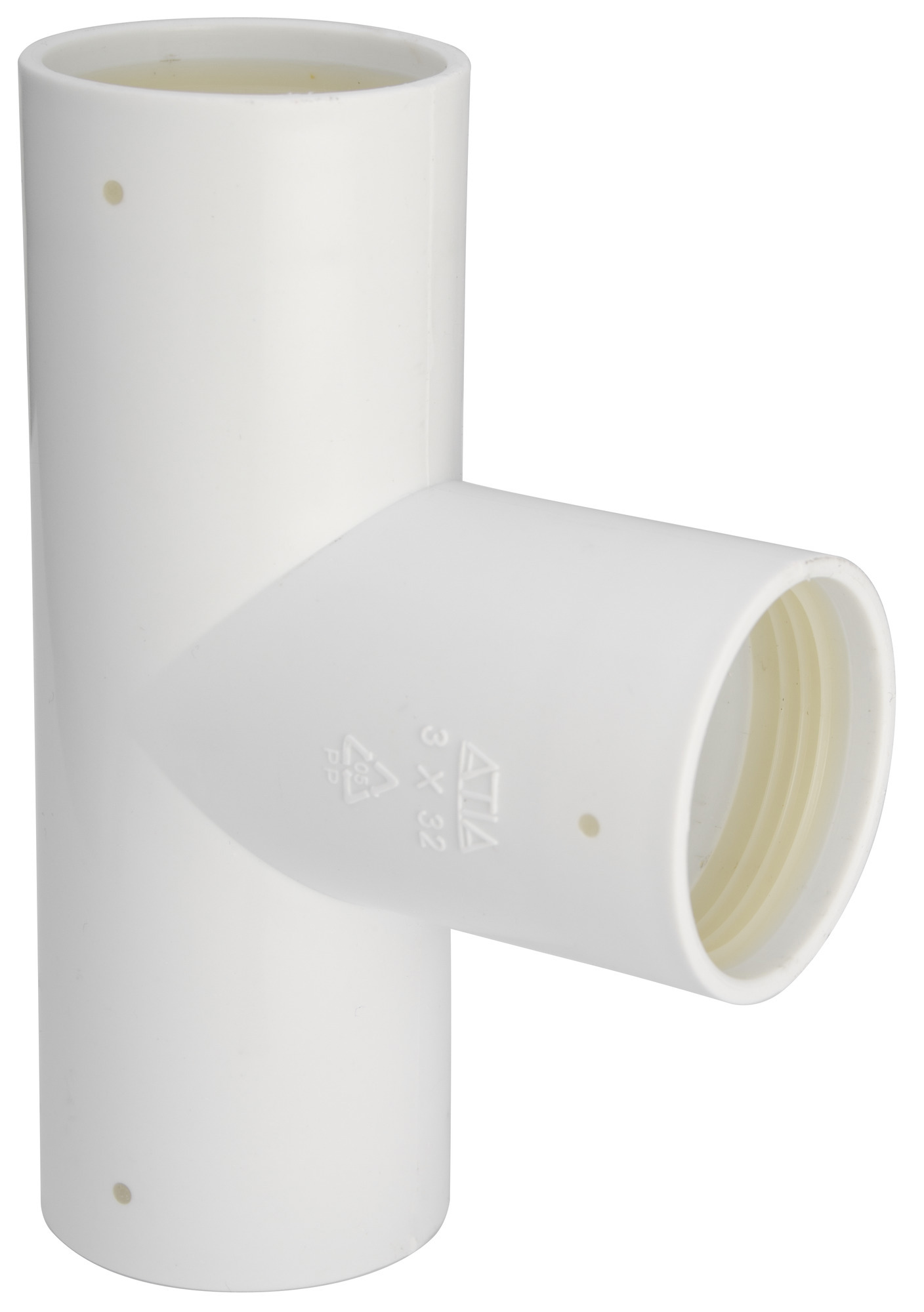 T-RÖR AV PP MED FAST GUMMIRINGSTÄTNING - Gelia