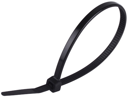 BUNTBAND SVART 200 MM X 4,8 MM 100 ST UV-BESTÄNDIG
