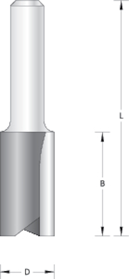 NOTFRÄS 18MM M/2 SKÄR 19/51MM HIKOKI 8MM SKAFT HÅRDMETALL