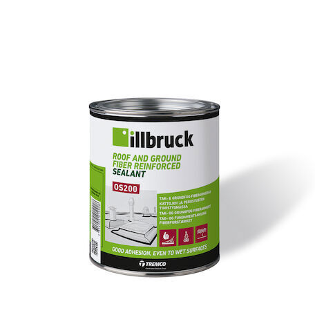 TAK- & GRUNDFOG OS200 SVART 1-LIT - illbruck