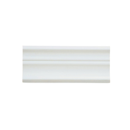 vitmålad träprofil – detaljbild