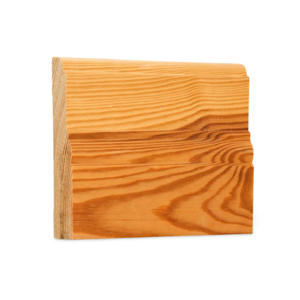 obehandlad träprofil – vy från sidan