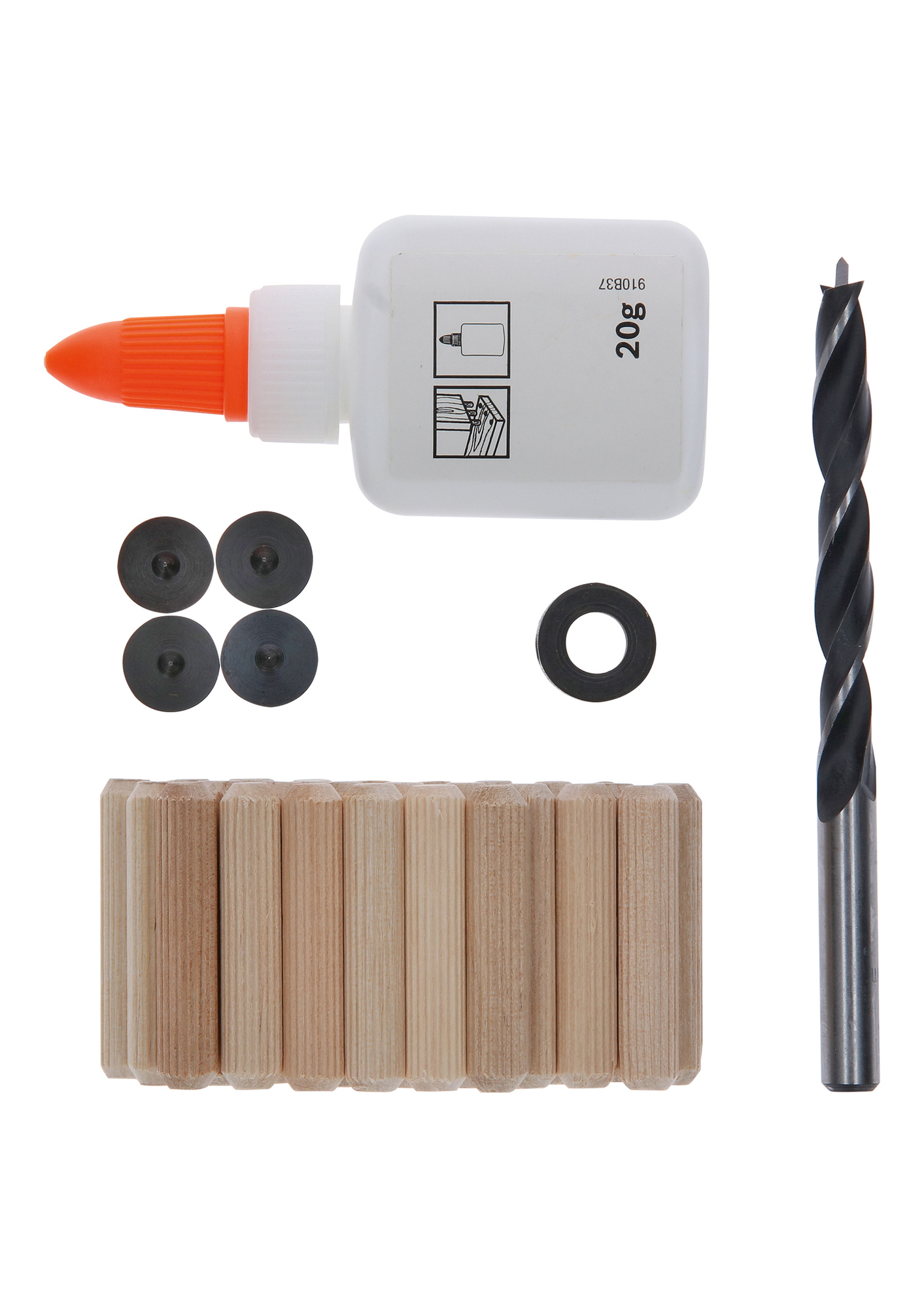 TRÄPLUGGSET 8MM 32 DELAR - Bosch