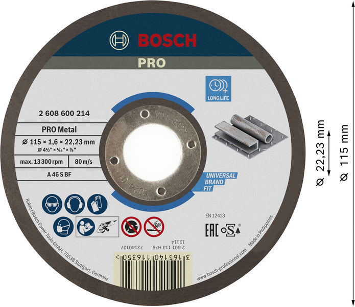 KAPSKIVA BOSCH EXPORT FOR METAL - Bosch
